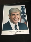 Hand Signed JACK KEMP Autographed 8x10 Photo - Buffalo Bills Player & Vice Presidential Nominee