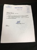 Hand Signed JOHN MCCAIN Autographed United States Senate Letter