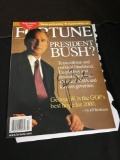Hand Signed GEORGE W. BUSH Autographed Fortune Magazine