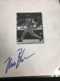 Hand Signed MIKE BLOWERS Autographed 8x10 Photo Copy Paper