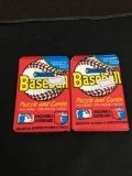 1988 Donruss Baseball Sealed Wax Packs - 2X