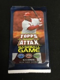 2011 Topps Attax Baseball Game Card Pack