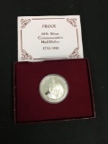 1982 Proof United States Mint Washington 90% Silver Half Dollar