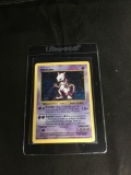 SHADOWLESS Base Set Holo Rare Mewtwo Pokemon Card 10/102
