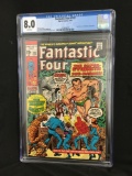 CGC Graded Comic Book - Fantastic Four #102 Sub Mariner & Magneto - 8.0 White Pages