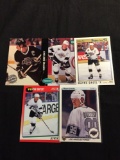 GOAT Wayne Gretzky NHL Hockey Collectible Trading Cards Lot of 5