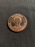 1 Ounce .999 Fine Copper BARACK OBAMA Presidential Copper Bullion Round Coin