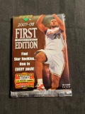 Sealed 2007-08 Upper Deck First Edition Basketball Pack - RARE