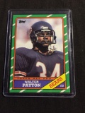1986 Topps #11 WALTER PAYTON Bears Vintage Football Card