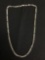 Figaro Link 4.75mm Wide 22in Long Italian Made High Polished Sterling Silver Chain