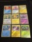 Lot of 9 Holo & Reverse Foil Pokemon Trading Cards