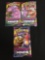 Lot of 3 Factory Sealed Sun & Moon Unified Minds Pokemon Booster Packs - 10 Cards Each