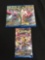 Lot of 3 Factory Sealed Break Point Pokemon 10 Card Booster Packs