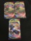 Lot of 3 Factory Sealed Sword & Shield Pokemon 10 Card Booster Packs