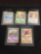 WOW Lot of 5 Vintage 1st Edition Pokemon Cards from AMAZING COLLECTION