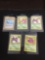 WOW Lot of 5 Vintage 1st Edition Pokemon Cards from AMAZING COLLECTION