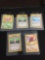 WOW Lot of 5 Vintage 1st Edition Pokemon Cards from AMAZING COLLECTION