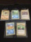 WOW Lot of 5 Vintage 1st Edition Pokemon Cards from AMAZING COLLECTION