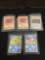 WOW Lot of 5 Vintage 1st Edition Pokemon Cards from AMAZING COLLECTION