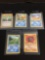 WOW Lot of 5 Vintage 1st Edition Pokemon Cards from AMAZING COLLECTION