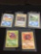 WOW Lot of 5 Vintage 1st Edition Pokemon Cards from AMAZING COLLECTION