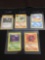 WOW Lot of 5 Vintage 1st Edition Pokemon Cards from AMAZING COLLECTION