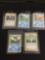 WOW Lot of 5 Vintage 1st Edition Pokemon Cards from AMAZING COLLECTION