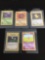 WOW Lot of 5 Vintage 1st Edition Pokemon Cards from AMAZING COLLECTION