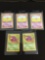 WOW Lot of 5 Vintage 1st Edition Pokemon Cards from AMAZING COLLECTION