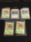WOW Lot of 5 Vintage 1st Edition Pokemon Cards from AMAZING COLLECTION