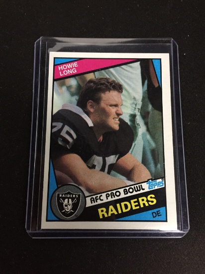 1984 Topps #111 HOWIE LONG Raiders ROOKIE Football Card