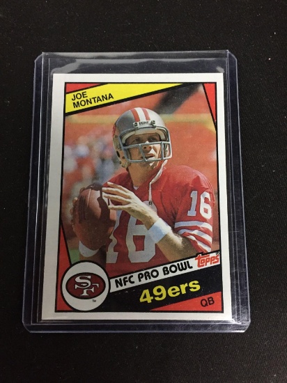 1984 Topps #358 JOE MONTANA 49ers Vintage Football Card