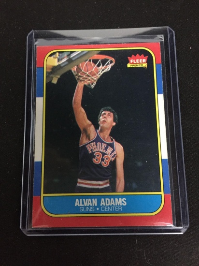 1986-87 Fleer Basketball Set Break (HOT) - #2 ALVAN ADAMS Suns