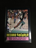 1985 Topps #6 WALTER PAYTON Record Breaker BEARS Vintage Football Card