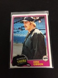 1981 Topps #315 KIRK GIBSON Tigers ROOKIE Baseball Card