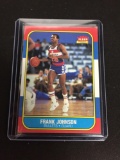 1986-87 Fleer Basketball Set Break (HOT) - #52 FRANK JOHNSON Bullets