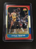 1986-87 Fleer Basketball Set Break (HOT) - #110 LASALLE THOMPSON Kings