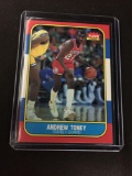 1986-87 Fleer Basketball Set Break (HOT) - #114 ANDREW TONEY 76ers