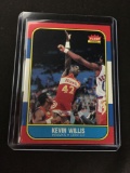 1986-87 Fleer Basketball Set Break (HOT) - #126 KEVIN WILLIS Hawks ROOKIE