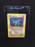 1st EDITION BASE SET SHADOWLESS Machamp Holo Rare Pokemon Card 8/102