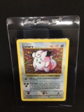 Base Set Shadowless Holo Rare Pokemon Card - Clefairy 5/102