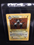 Base Set Shadowless Holo Rare Pokemon Card - Magneton 9/102