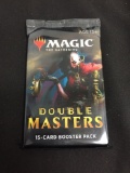 WOW HOT PRODUCT - Factory Sealed MTG Magic The Gathering DOUBLE MASTERS 15 Card Booster Pack DRAFT