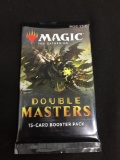 WOW HOT PRODUCT - Factory Sealed MTG Magic The Gathering DOUBLE MASTERS 15 Card Booster Pack DRAFT