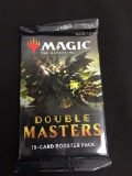 WOW HOT PRODUCT - Factory Sealed MTG Magic The Gathering DOUBLE MASTERS 15 Card Booster Pack DRAFT