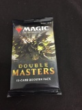 WOW HOT PRODUCT - Factory Sealed MTG Magic The Gathering DOUBLE MASTERS 15 Card Booster Pack DRAFT