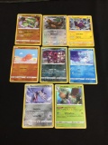 8 Count Lot of Holos & Reverse Holos from DARKNESS ABLAZE Pokemon Set