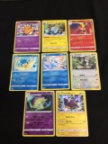 8 Count Lot of Holos & Reverse Holos from DARKNESS ABLAZE Pokemon Set