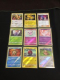 Lot of 9 Holo & Reverse Foil Pokemon Trading Cards