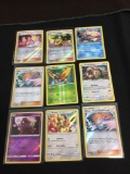 Lot of 9 Holo & Reverse Foil Pokemon Trading Cards